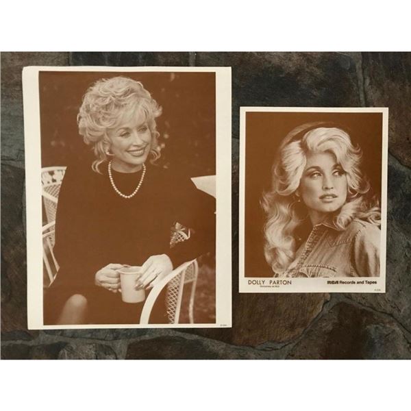 Pair of Dolly Parton Sepia Photo Prints