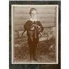 Image 1 : Little Edwardian Era Boy With Cat Sepia Photo Print