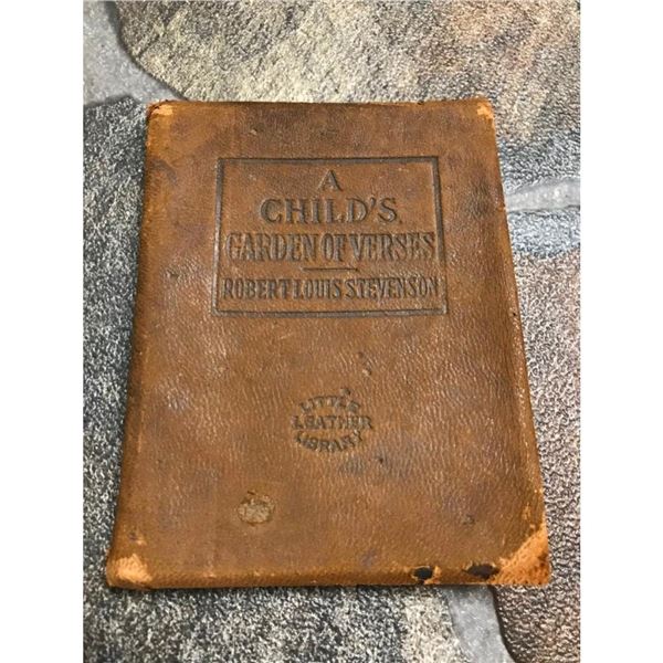 Early 1900's A Child's Garden of Verses, Robert Louis Stevenson Miniature Book