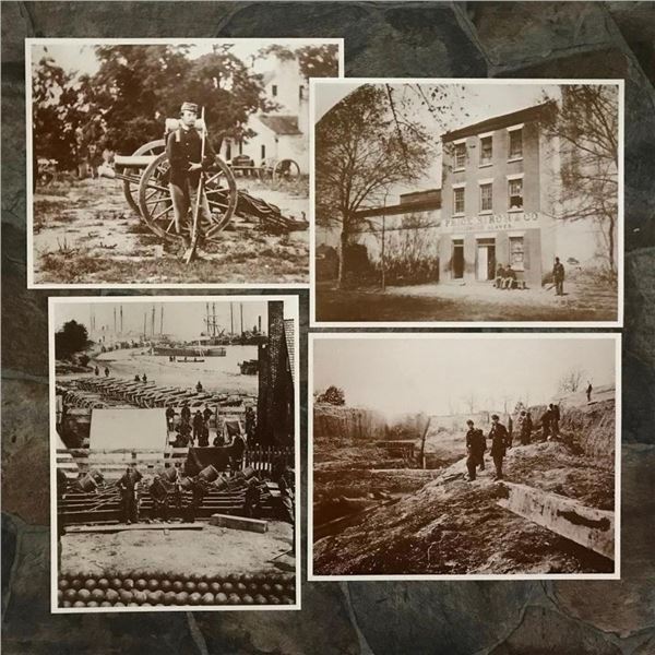 Group of Civil War Photo Prints, Union Soldiers, Virginia