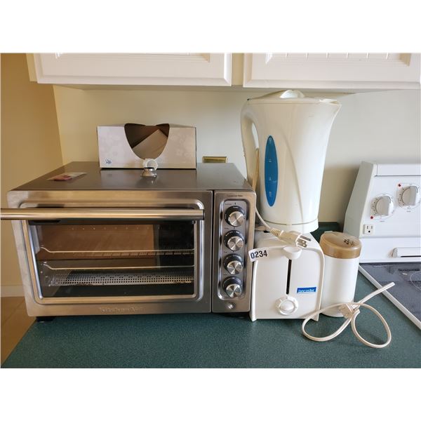 Kitchen Appliances - Toaster Oven, Toaster, Coffee Grinder, Kettle
