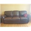 Image 2 : Brown Leather Couch