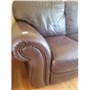 Image 3 : Brown Leather Couch