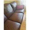 Image 4 : Brown Leather Couch