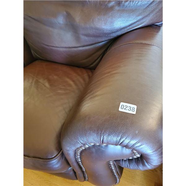 Brown Leather Arm Chair
