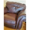 Image 3 : Brown Leather Arm Chair