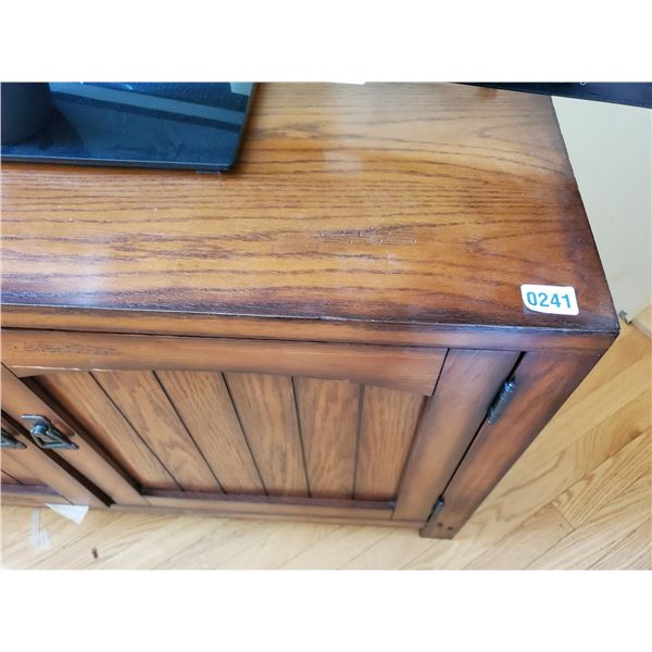 Wood Entertainment Stand/Cabinet
