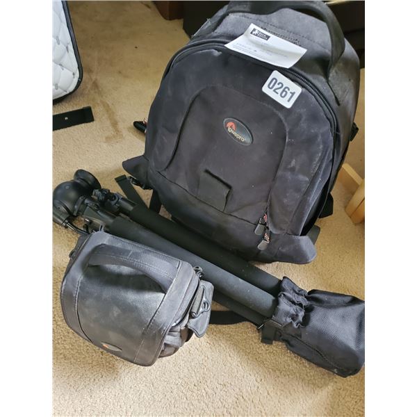 Canon EOS Rebel XTi Camera, Nikon Camera, Camera Easle & Carrying Cases