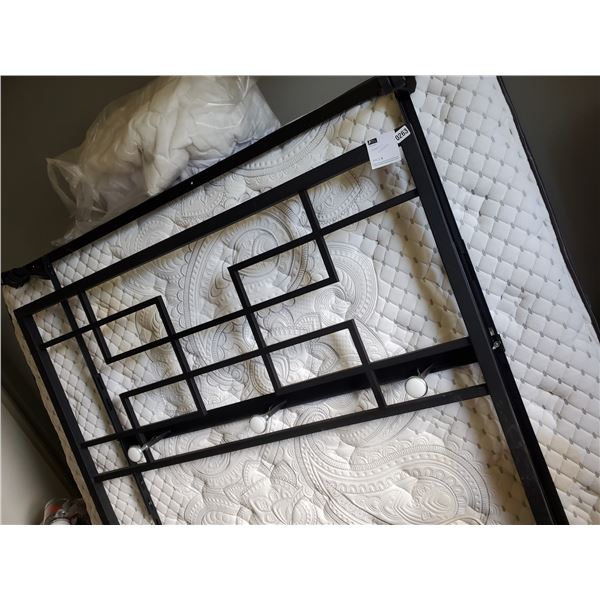 Single Mattress & Metal Frame & Black&Decker Tool Box & Miscellaneous Tools