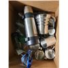 Image 2 : Miscellaneous Box of Mugs, Thermos, Water Bottle, Platstic Cups & More