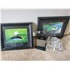 Image 1 : 2 Golf Picture/Quotes & Candle Holders