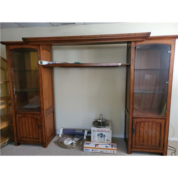 Wood TV Wall Unit