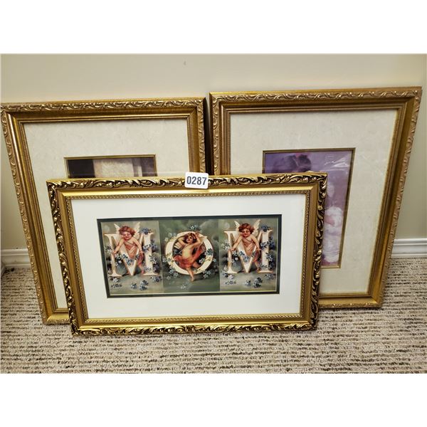 3 Piece Framed Pictures