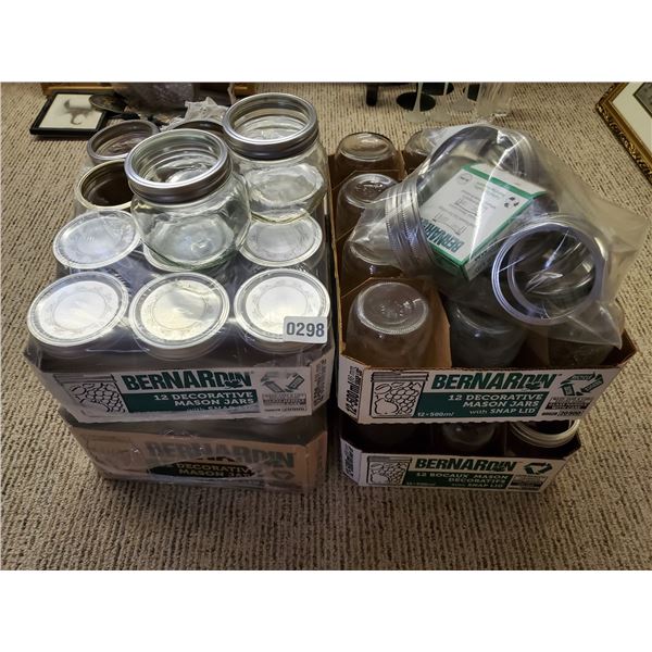 4 Flats of Canning Jars