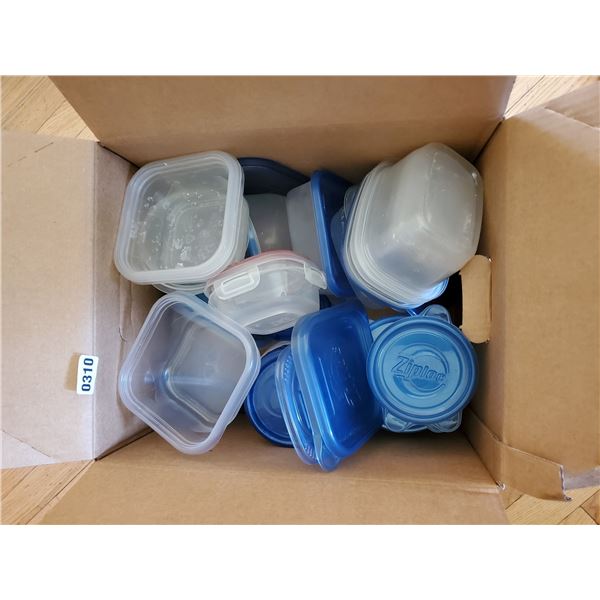 Miscellaneous Box of Tupperware
