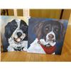 Image 1 : 2 Canvas Dog Pictures