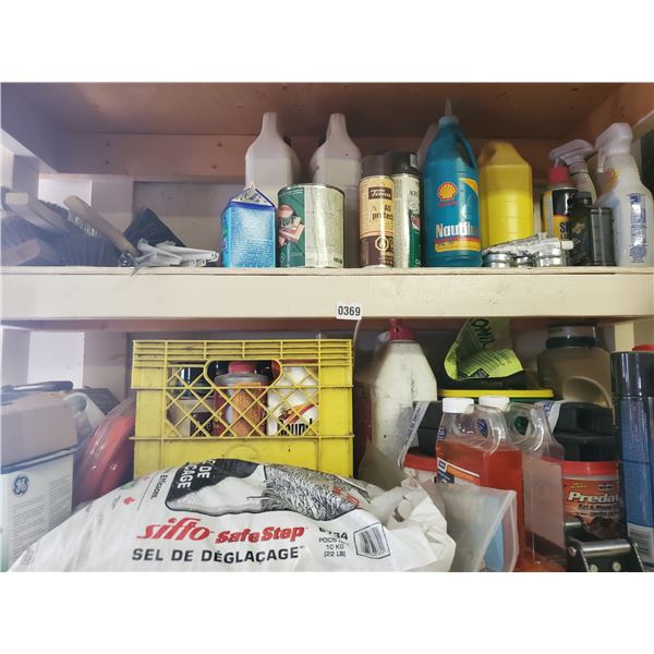 Miscellaneous lot of Oil, Wasp Killer Spray, Weed Killers & More