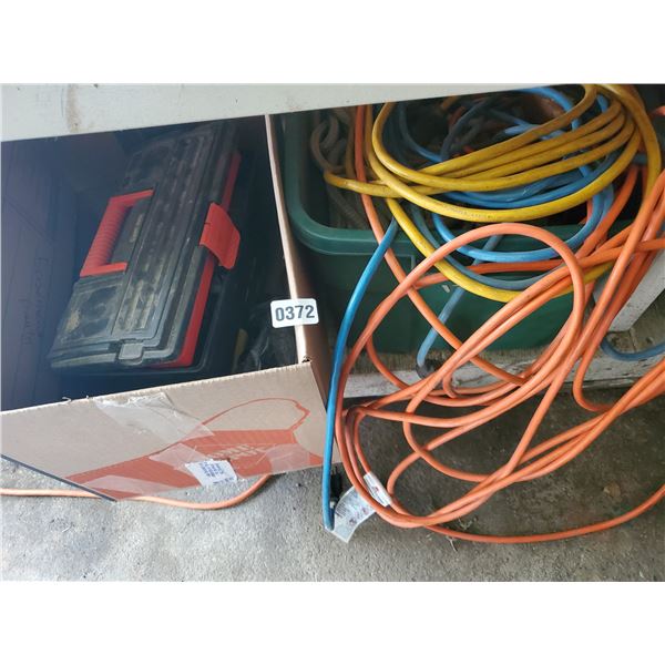 Tool Box & Extension Cords, Tie Downs