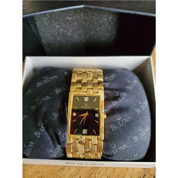 BULOVA Gold Plated Watch