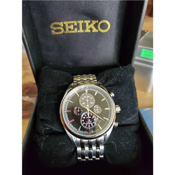 Seiko Solar Chronograph Alarm Watch