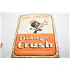 Image 1 : ORANGE CRUSH   HEAVY PORCELAIN STEEL SIGN - FANTASY
