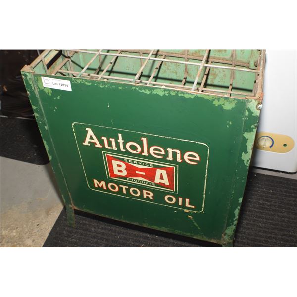 B/A BRITISH AMERICAN  OIL ANTIQUE RACK / SIGN ..SHOULD CLEAN UP BETTER