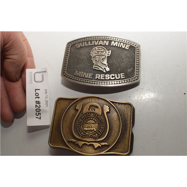 NWT NORTH WEST TERRITORIES BELT BUCKLES