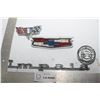 Image 1 : ANTIQUE SCRIPT EMBLEM LOT ---  CHEVROLET IMPALA