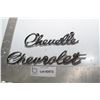 Image 1 : ANTIQUE SCRIPT EMBLEM LOT ---   CHEVROLET CHEVELLE