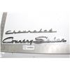 Image 1 : ANTIQUE SCRIPT EMBLEM LOT ---   CHEVROLET COUNTRY SEDAN