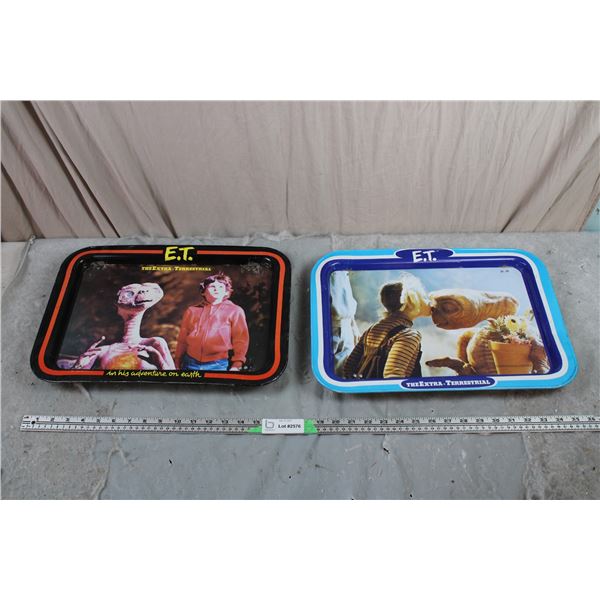 1982 E.T Movie TV dinner Trays