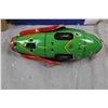 Image 3 : 2x the money - Tin Litho Friction Rocket Racer + wind up racecar