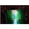 Image 3 : Running Light Waterfall Glass Mirror motion picture (powered + working) - 19" x 39"