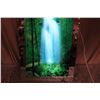 Image 4 : Running Light Waterfall Glass Mirror motion picture (powered + working) - 19" x 39"