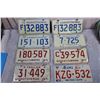 Image 1 : 1971+1972 Saskatchewan Plates + misc alberta plate
