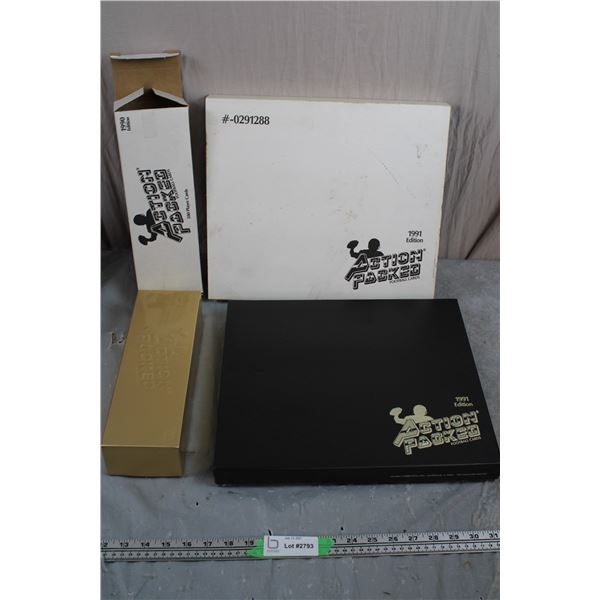 1990 + 1991 Action Packed Collector Sets - New