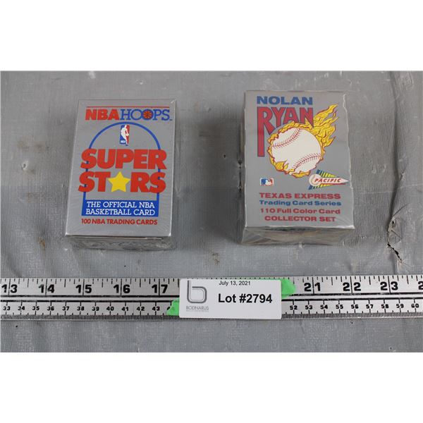 Nolan Ryan Collector Set + NBA Hoops 100 card Set