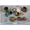 Image 1 : Brass Frog, Swan, Watering Can, Copper Can, Insulators