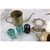 Image 4 : Brass Frog, Swan, Watering Can, Copper Can, Insulators