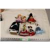 Image 1 : Lot of Ethnic Sleeping Eye Dolls - vintage