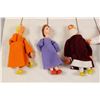 Image 2 : Lot of 5 Vintage Wooden Wire Dancing Marionette Doll Puppets