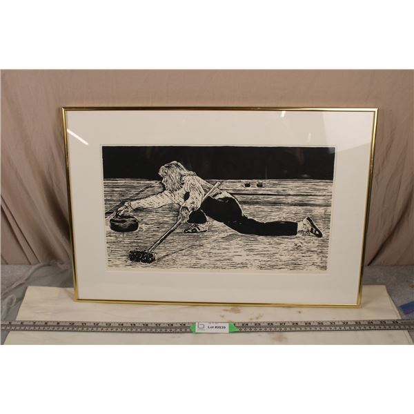 Long Shot Print in Frame #23/50 by Wilf Perreault '89 16x24