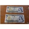 Image 2 : 6x 1973 $1 Canadian Bills