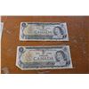 Image 4 : 6x 1973 $1 Canadian Bills
