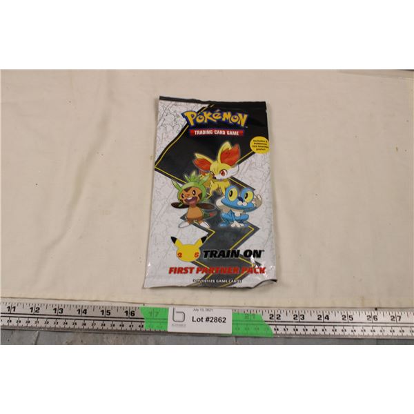 Pokemon TCG Sealed pack of 3 oversized game cards