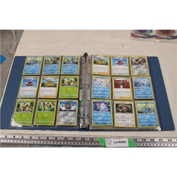 2020 Pokemon trading cards in Binder
