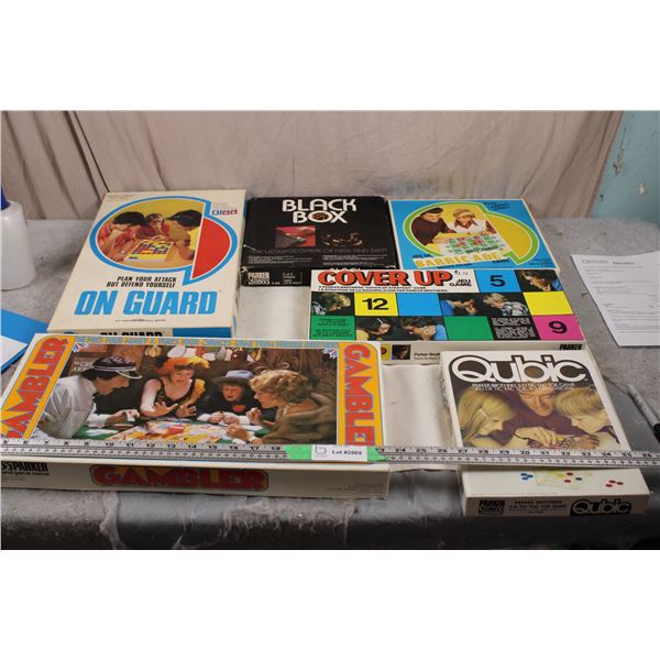 6 Vintage Board Games