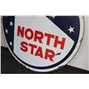 Image 2 : North Star Round Sign Double Sided 5 ft Diameter Porcelain/Enamel