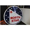 Image 4 : North Star Round Sign Double Sided 5 ft Diameter Porcelain/Enamel