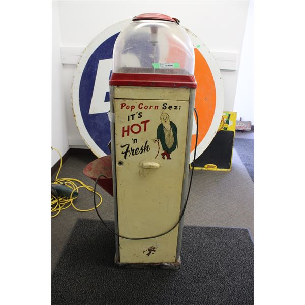 Vintage Popcorn Dispenser TNC Company Dallas Texas